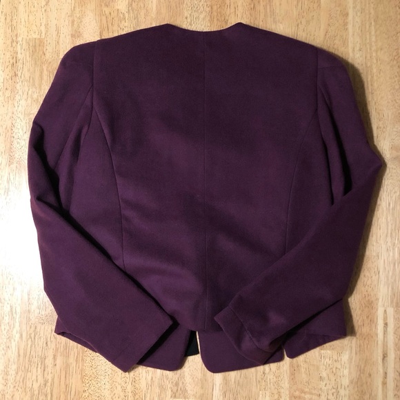 •ROBERT RODRIGUEZ• Berry Short Bow Jacket Blazer Lined - Size 4 - Picture 6 of 9